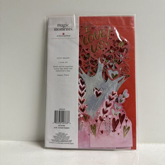 American Greetings Magic Moments Displayable Pop-Up Valentines Day Card Lot of 3 - Picture 3 of 4
